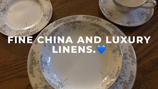 Fine China and Luxury Linens!