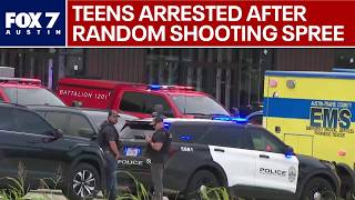 2 teens arrested after random Austin shooting spree
