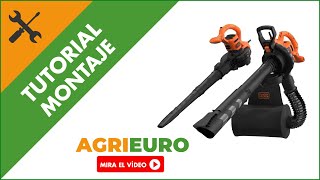 Montaje Soplador aspirador de hojas BLACK+DECKER BEBLV290