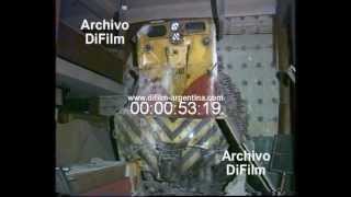DiFilm - Choque de tren contra anden en estación terminal del Ferrocarril Belgrano (1991)