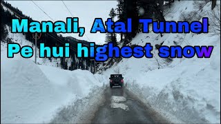 Manali or Atal Tunnel pe itni snow kbhi nhi dekhi 🥶 Solang Valley Fun \u0026 Activities