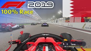 F1 2019 - Let's Make Leclerc World Champion #2: 100% Race Bahrain