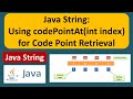 Java String: Using codePointAt(int index) for Code Point Retrieval | Java Tutorial