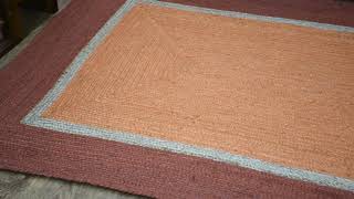 Hand Woven Jute Eco-friendly Area Rugs