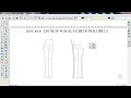 How to make Jeans pattern in Richpeace CAD v9.0 --   Back Part of Jeans(2)