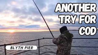 Blyth Pier - North East Sea Fishing for Cod - Round 2