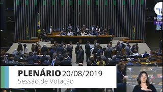 Plenário - Sessão de votação - 20/08/2019 - 19:52