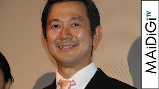 アキラ100％、俳優・大橋彰として映画デビュー　“着衣”で舞台あいさつ　映画「ゆらり」初日舞台あいさつ1