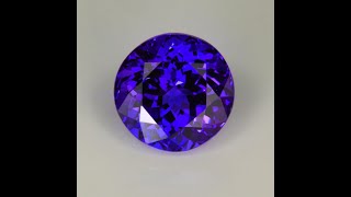 Violet Blue Round Tanzanite Gemstone 7.12cts