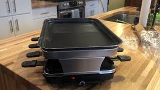 Review of Electric Grill Indoor Smokeless, VEEDA Raclette Table Grill Korean BBQ Grill