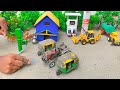 How to make Hand Water pump tractor with washing | diy tractor science project | @keepvilla