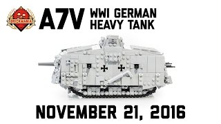 A7V Tank - Custom Military Lego