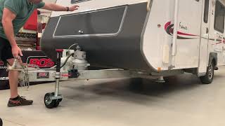 Maneuvering your trailer with the BOS Jockey Wheel