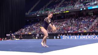 Roxana Popa - Floor Exercise - 2014 AT\u0026T American Cup