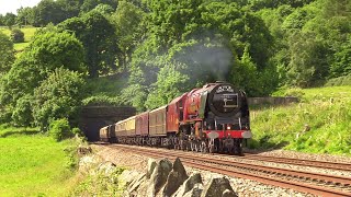 LMS 6233 'Duchess Of Sutherland' hauls 'The White Rose'