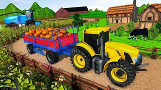 Grand farming Simulator | Tractor Racing - Android Gameplay #1