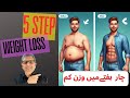 A five step programme to lose weight. In just 4 weeks! In urdu.