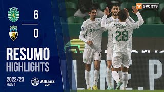 Highlights | Resumo: Sporting 6-0 SC Farense (Taça da Liga 22/23 - Fase 3 - Jornada 1)