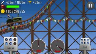 Hill Climb Racing - Tractor in Roller Coaster