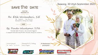 LIVE KARAWITAN ROSO TRESNO - WEDDING ETIK DAN PANDU, Bawang  30 Utuh September 2023