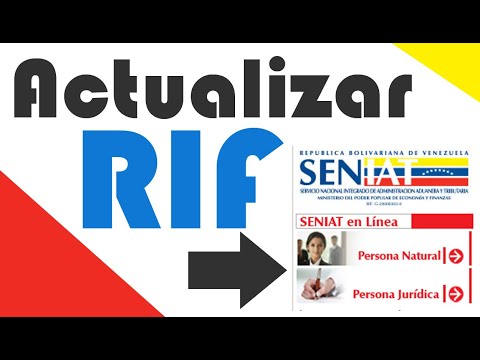 Como ACTUALIZAR E IMPRIMIR (RIF) - YouTube