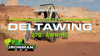 How To Setup Your Deltawing XT-71 270 Degree Supported Awning | Ironman 4x4