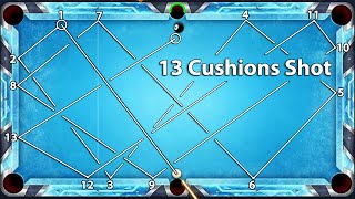 8 Ball Pool - OMG 13 CUSHIONS SHOT again in Slippery Ice - Kiss Shots - Berlin 50M - GamingWithK