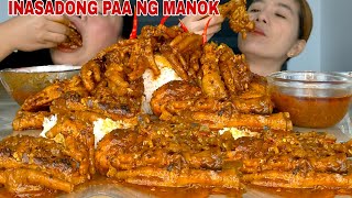 SUPER TENDER CHICKEN FEET ASADO | CHICKEN FEET MUKBANG | MUKBANG PHILIPPINES | FILIPINO FOOD