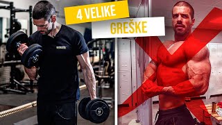 4 NAJVEĆE GREŠKE U TERETANI | *zašto nemate rezultate