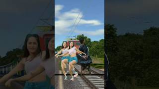 funny train vfx video! viral magic video! kinemaster editing video😱😱😱😱#magic #vfx #shortvideo #viral