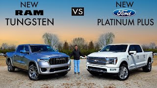 AMERICAN BATTLE! -- 2025 RAM 1500 Tungsten vs. 2024 Ford F-150 Platinum Plus: Comparison