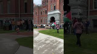 Pro-Palestine protest underway at UM