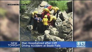 Man Hospitalized After Cliff Diving Accident At Beale Falls