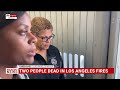 la mayor karen bass grilled for trip abroad during catastrophic wildfire crisis