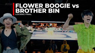 Flower Boogie vs Brother Bin // Locking Final // Freestyle Session 2023 // stance