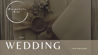 DIY Wedding Invitations l 2024 Bride l Modern Invitation l Viral Wedding Invitations l