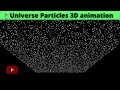 Space particles 3D animation - D3 js and Three js tutorial