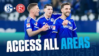 Access ALL AREAS I Emotionsgeladenes Heimspiel ohne Sieger I FC Schalke 04 - Fortuna Düsseldorf 1:1