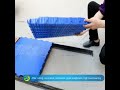 plastic slat floor thick double rib blue slatted flooring system for pig sheep livestock farm