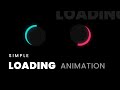 Simple Loading Animation with CSS | Html CSS Page Loader