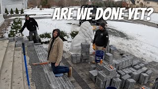 Hardscape In The Snow + My Truck Is Back!