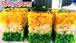 Tiranga Dhokla Recipe | Tricolour Food Ideas | Republic Day Special Recipe | Tiranga Food Recipes