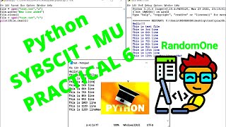 Python Programming - Practical 6