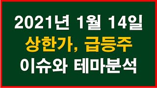 2021년 1월 14일 상한가,급등주,테마 종목분석 (지니뮤직,성안,한국파마,이엘피,오스테오닉,한농화성,흥국,국전약품,엔에프씨,티에스아이,가온미디어,팅크웨어)