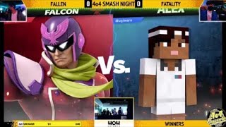 SSBU - 4o4 Smash Night 5 - Fatality (Captain Falcon) vs VA| Fallen (Steve) - Winners Quarter-Final