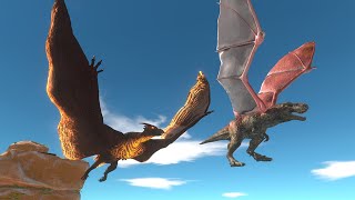 Fly Away from New Rodan | Who Can Survive? - Animal Revolt Battle Simulator