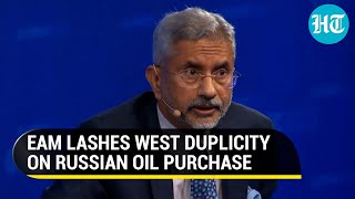 Jaishankar jibes Europe's hypocrisy on Russian energy purchase; 'Only Indian money funding war?'