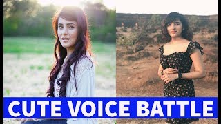 CUTE VOICE BATTLE SHRLEY SETIA VS MOMINA MUSTEHSAN (WHICH SONG DO YOU LIKE THE MOST )
