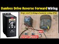 How to Run Motor Reverse Forward with VFD! Danfoss Drive से Motor Reverse Forward कैसे Run करें