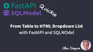 From Table to Dropdown List